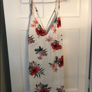 Sexy sundress with cross cross back